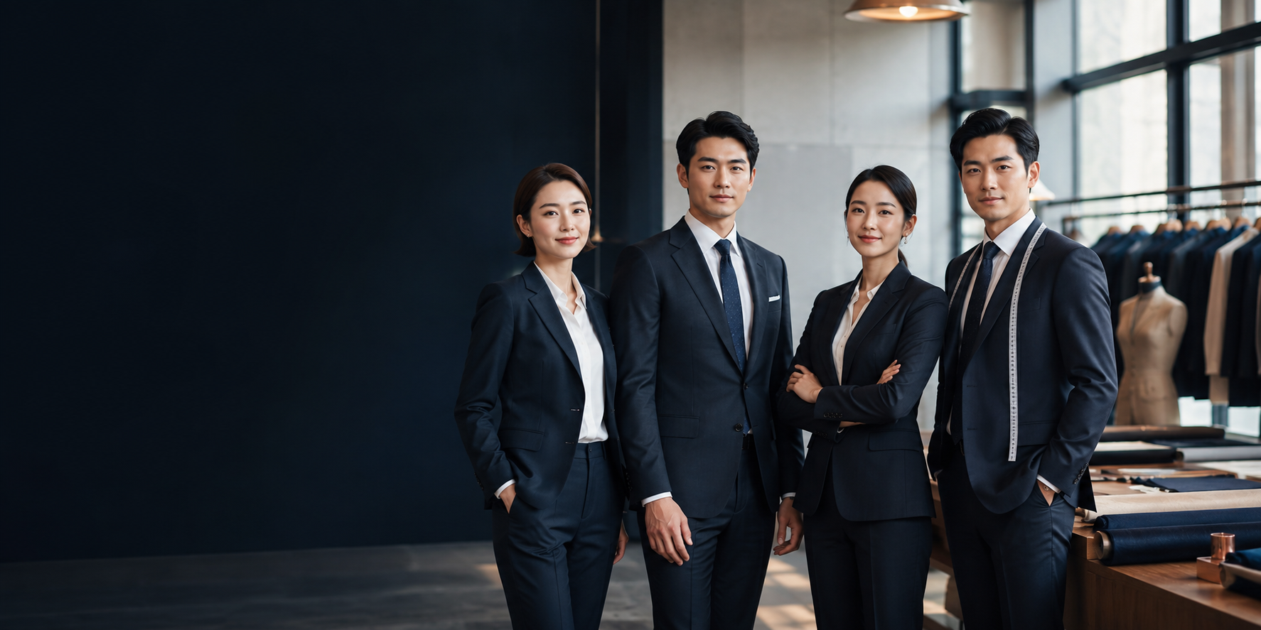 晟丽职业装西服定制团队