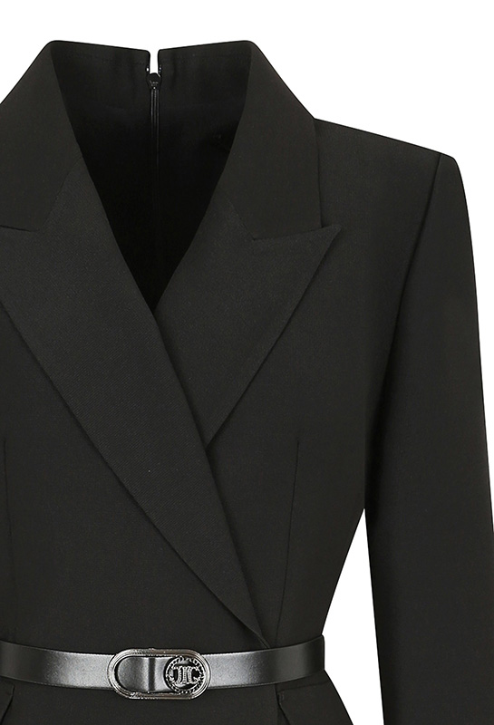 量身定制的美人鱼连衣裙（黑色）