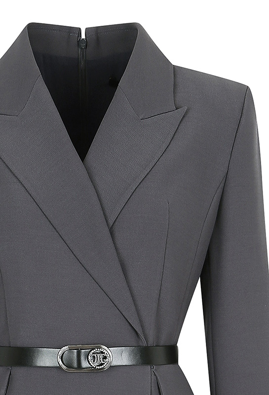 量身定制的美人鱼连衣裙（深灰色）