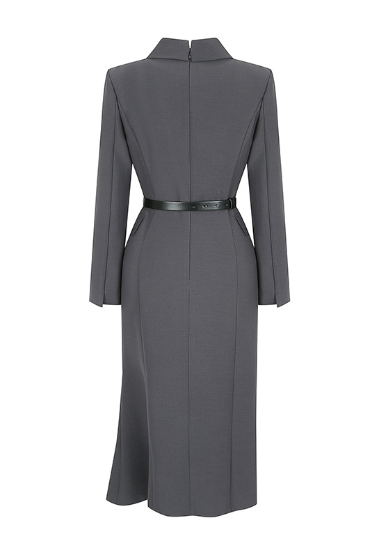 量身定制的美人鱼连衣裙（深灰色）