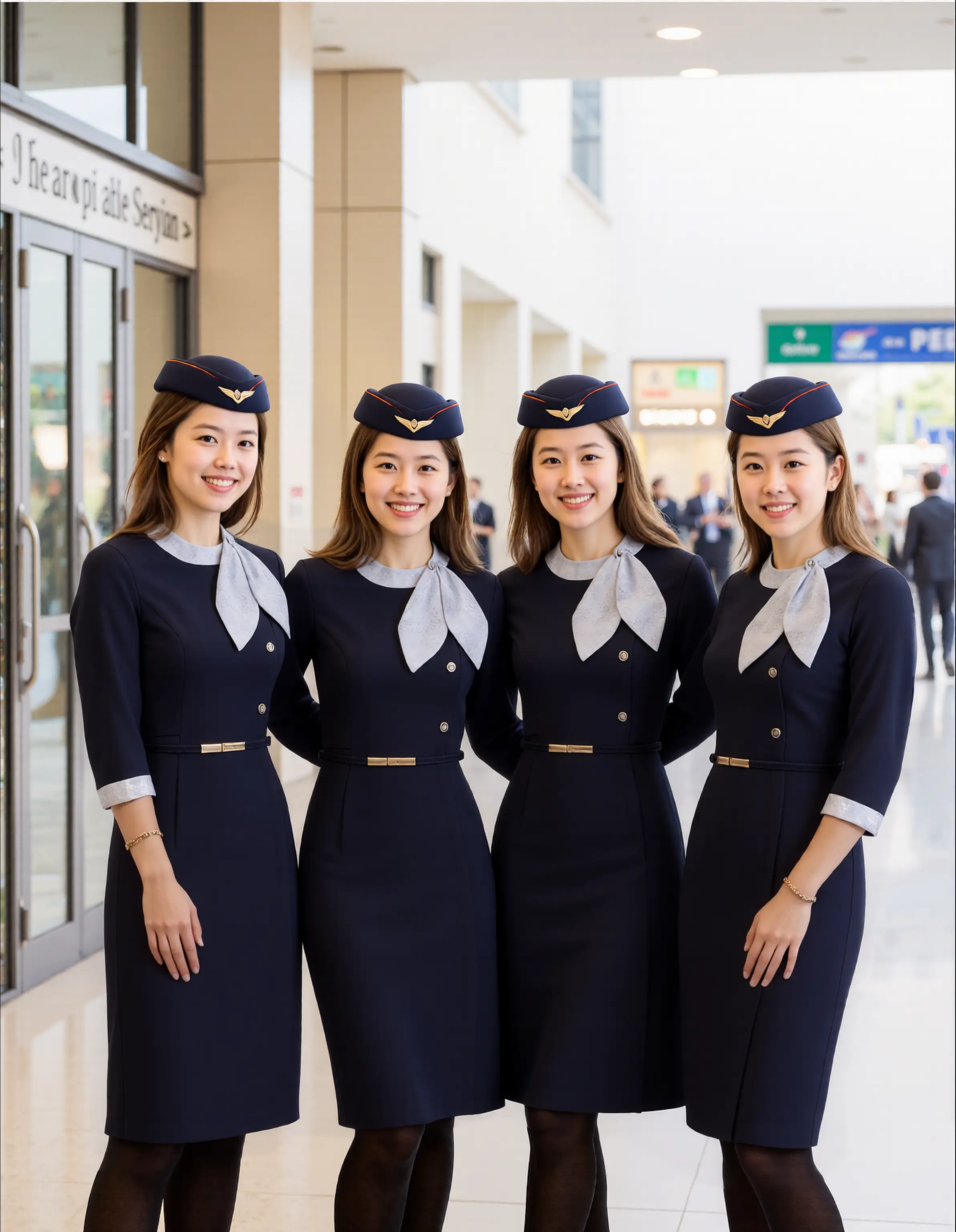 广州工厂定制航空空姐制服