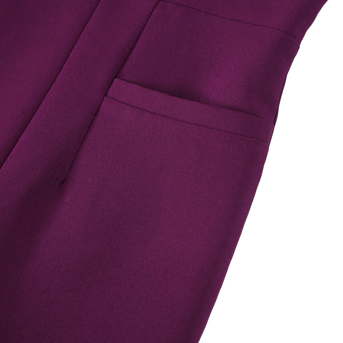 广州增城新塘服装厂定制紫色空乘制服连衣裙