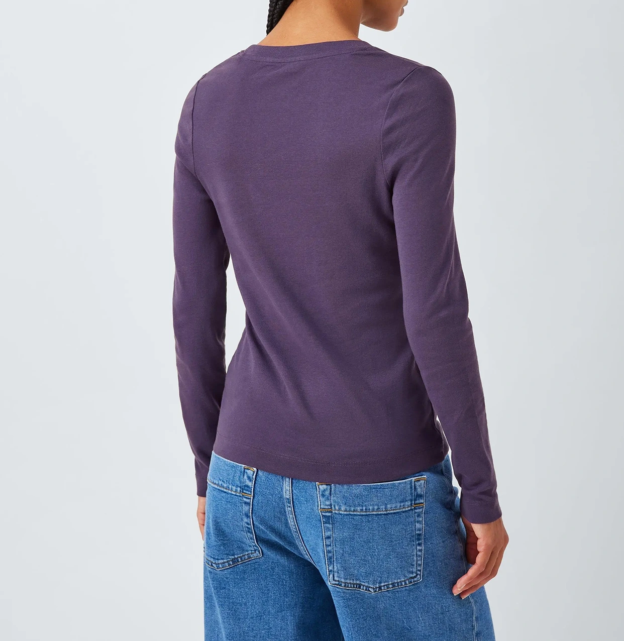 有机棉长袖圆领T恤